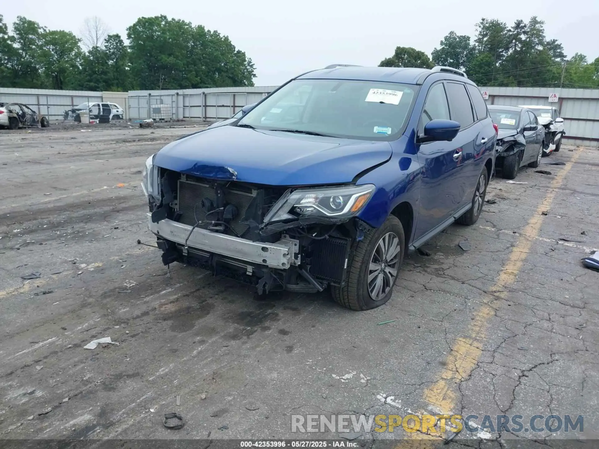 2 fotografías del automóvil dañado 5N1DR2MM1KC619977 NISSAN PATHFINDER 2019