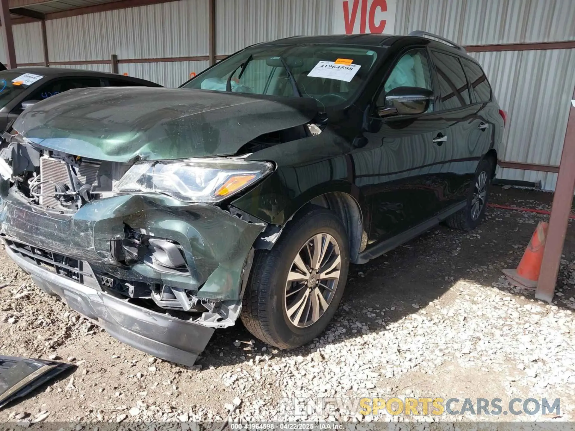 2 fotografías del automóvil dañado 5N1DR2MM2KC576444 NISSAN PATHFINDER 2019