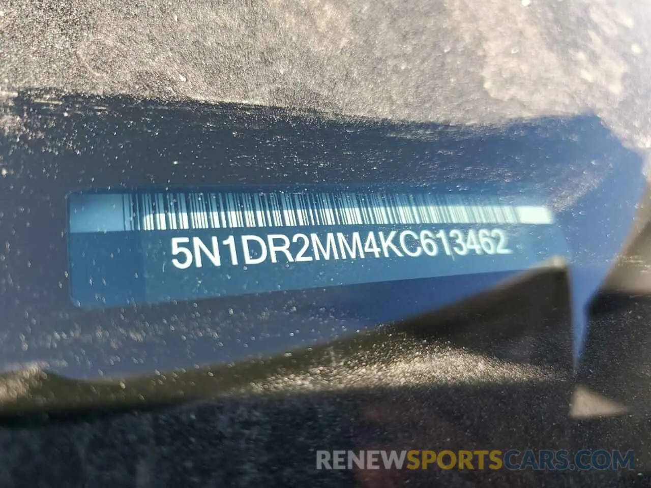 14 fotografías del automóvil dañado 5N1DR2MM4KC613462 NISSAN PATHFINDER 2019
