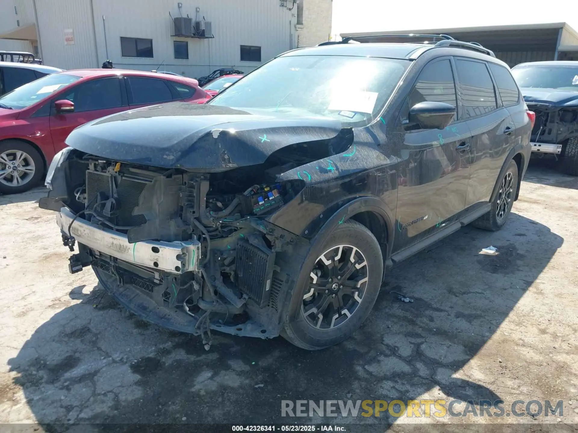 2 fotografías del automóvil dañado 5N1DR2MM4KC637678 NISSAN PATHFINDER 2019