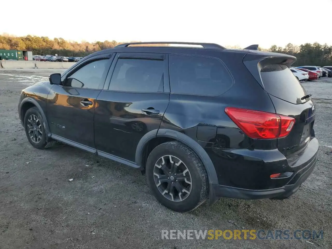 2 fotografías del automóvil dañado 5N1DR2MM7KC645788 NISSAN PATHFINDER 2019