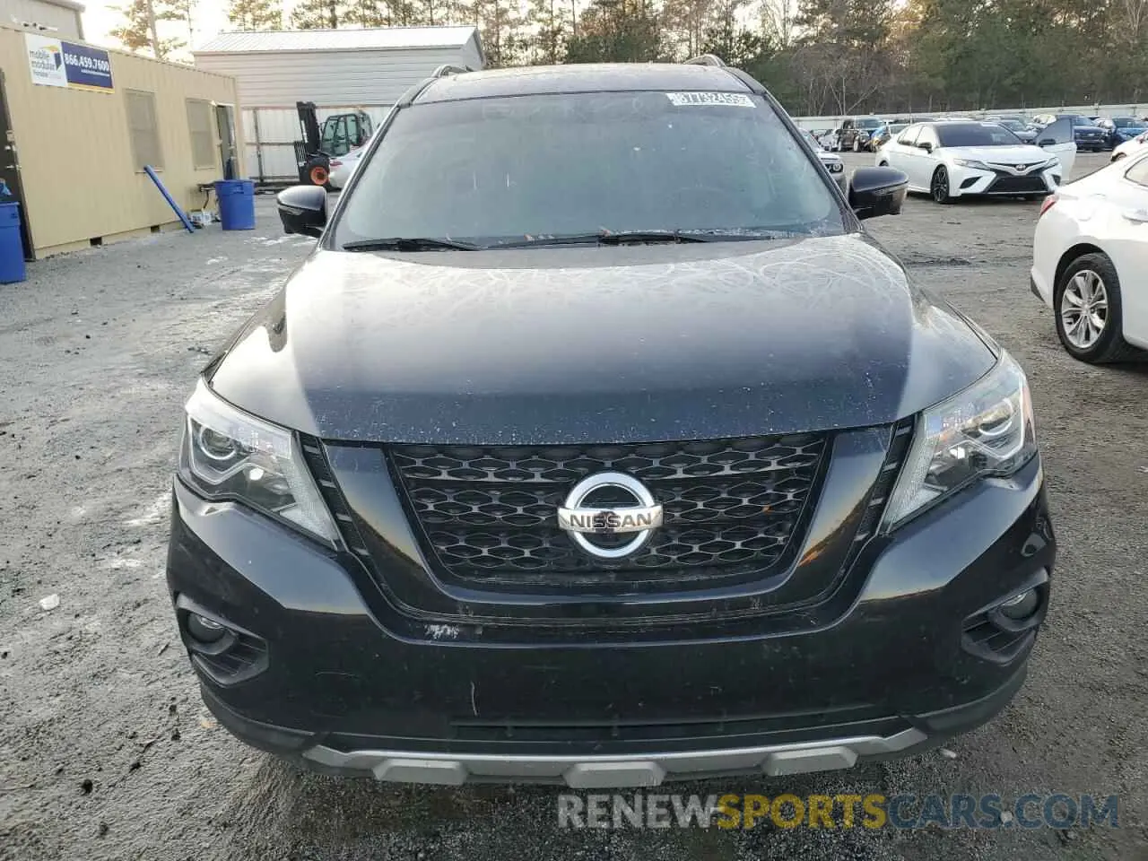 5 fotografías del automóvil dañado 5N1DR2MM7KC645788 NISSAN PATHFINDER 2019
