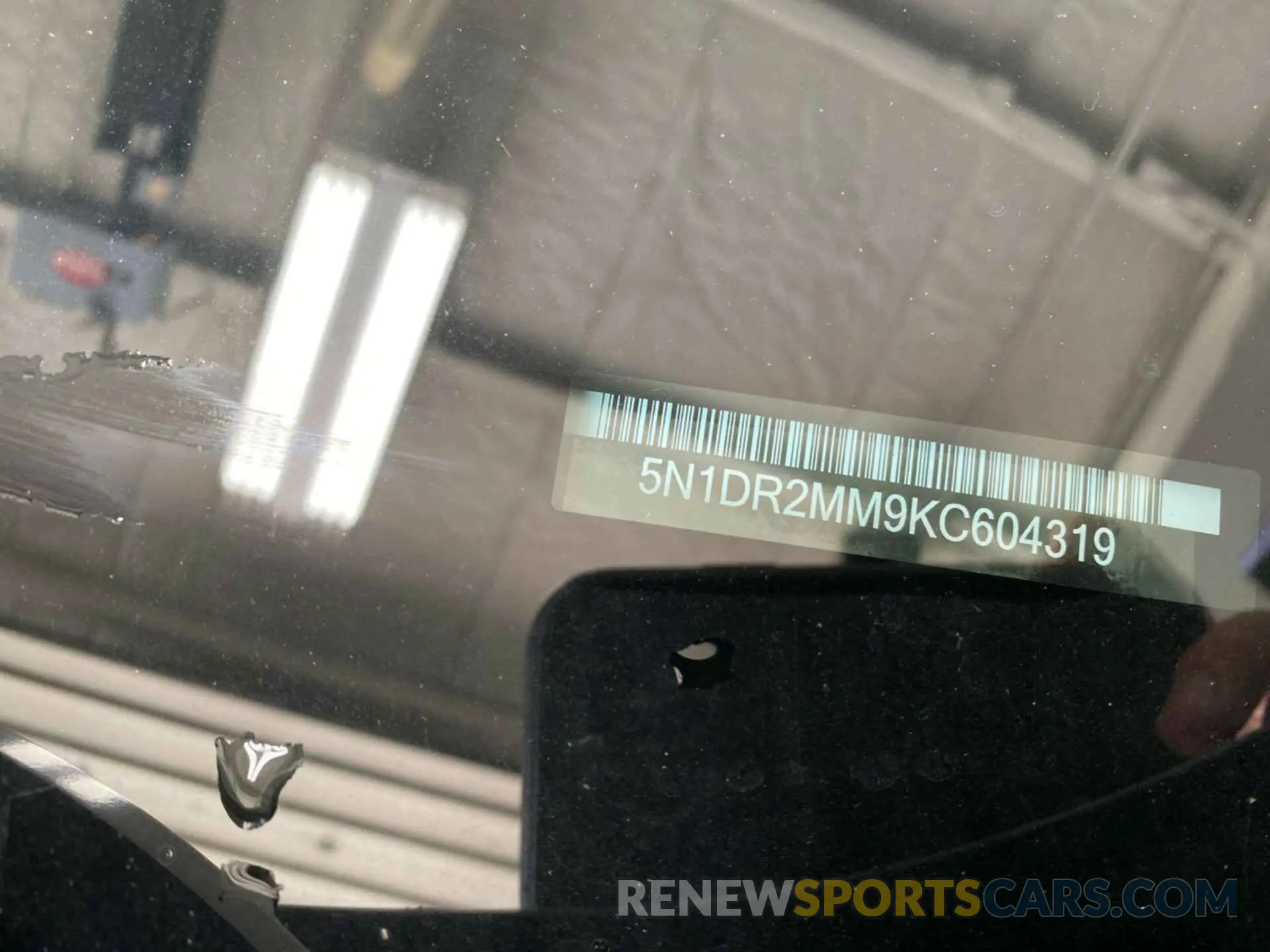 6 fotografías del automóvil dañado 5N1DR2MM9KC604319 NISSAN PATHFINDER 2019