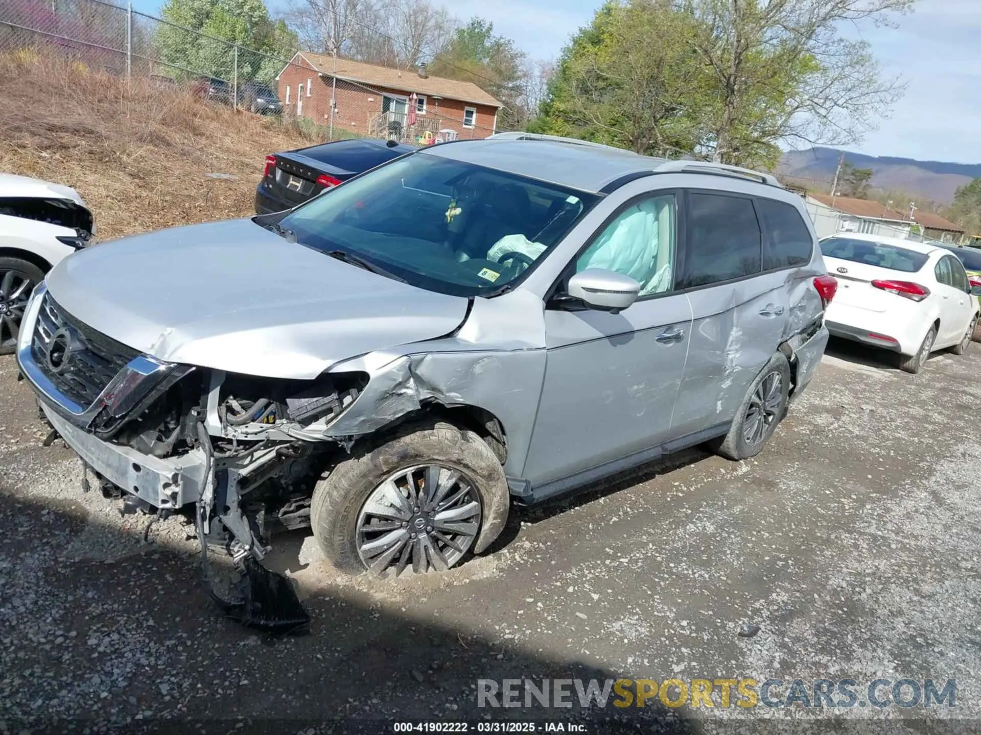 2 fotografías del automóvil dañado 5N1DR2MN0KC604587 NISSAN PATHFINDER 2019