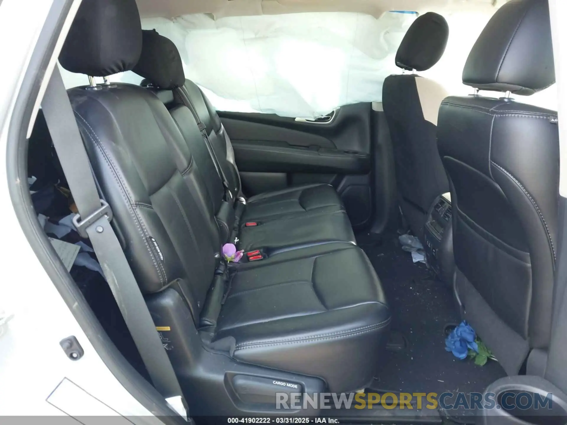 8 fotografías del automóvil dañado 5N1DR2MN0KC604587 NISSAN PATHFINDER 2019