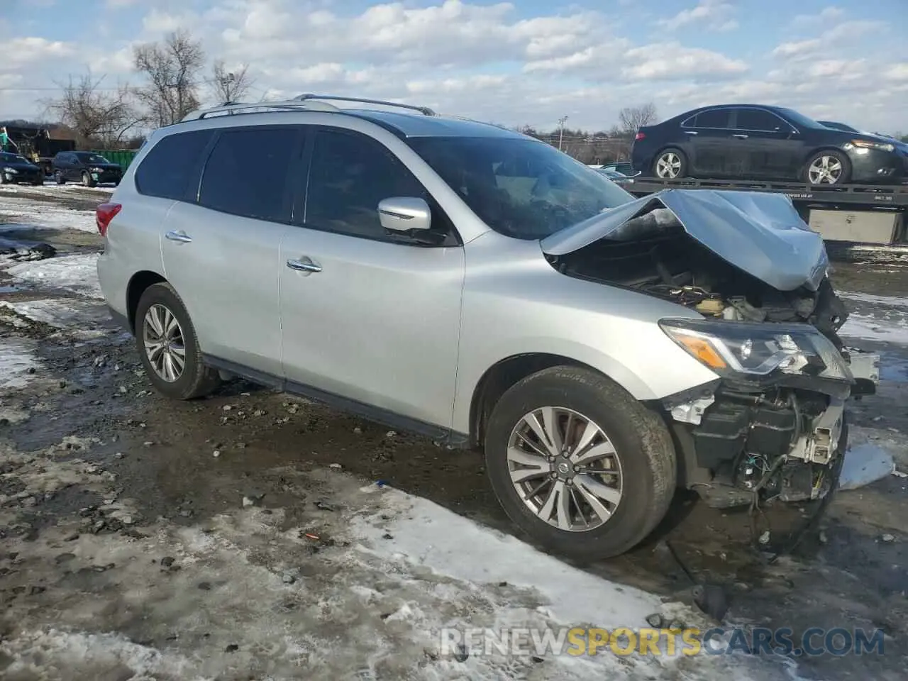4 fotografías del automóvil dañado 5N1DR2MN0KC605366 NISSAN PATHFINDER 2019