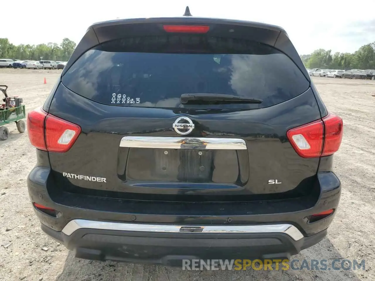 6 fotografías del automóvil dañado 5N1DR2MN8KC609097 NISSAN PATHFINDER 2019