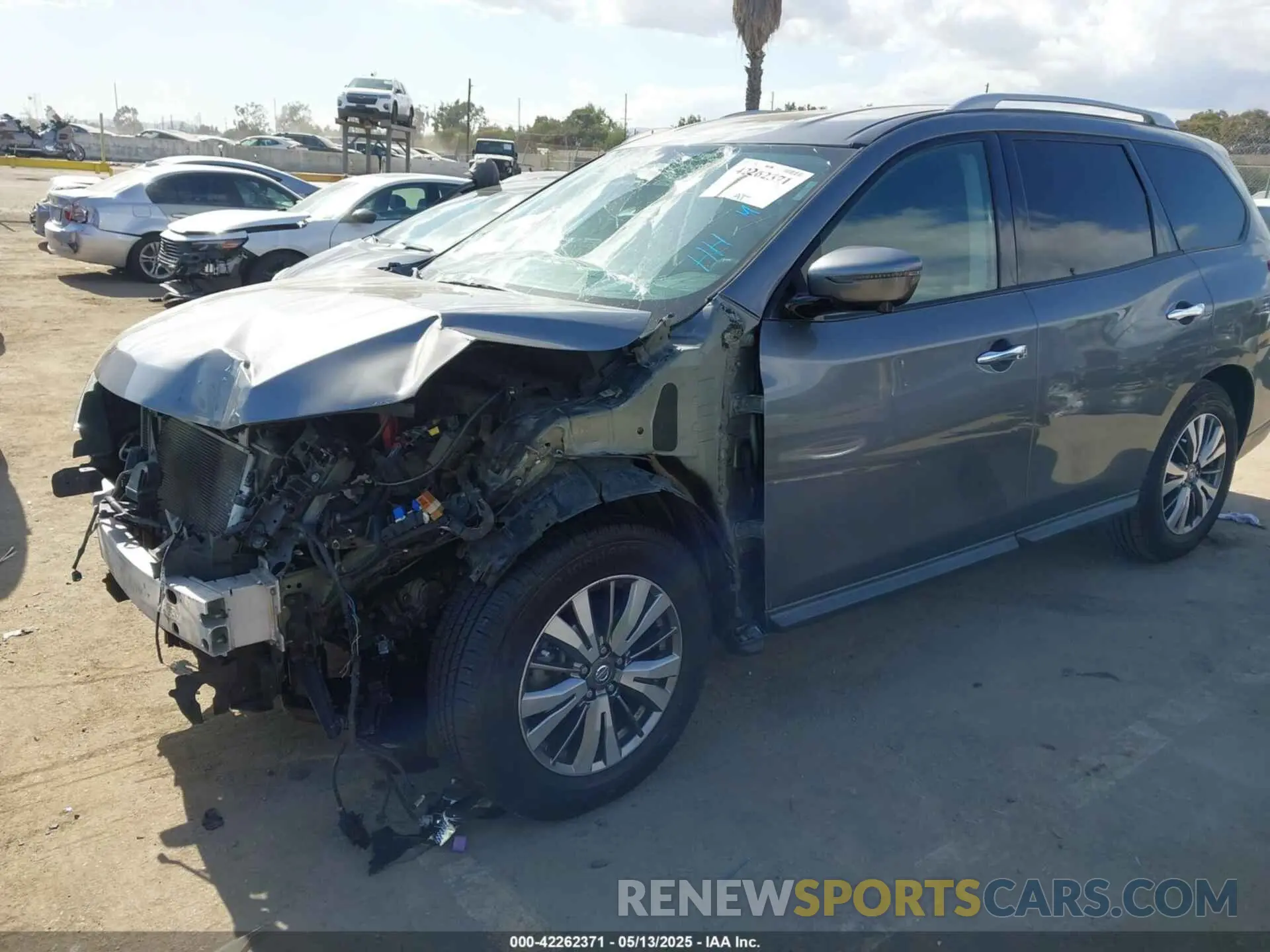 2 fotografías del automóvil dañado 5N1DR2MN9KC622165 NISSAN PATHFINDER 2019