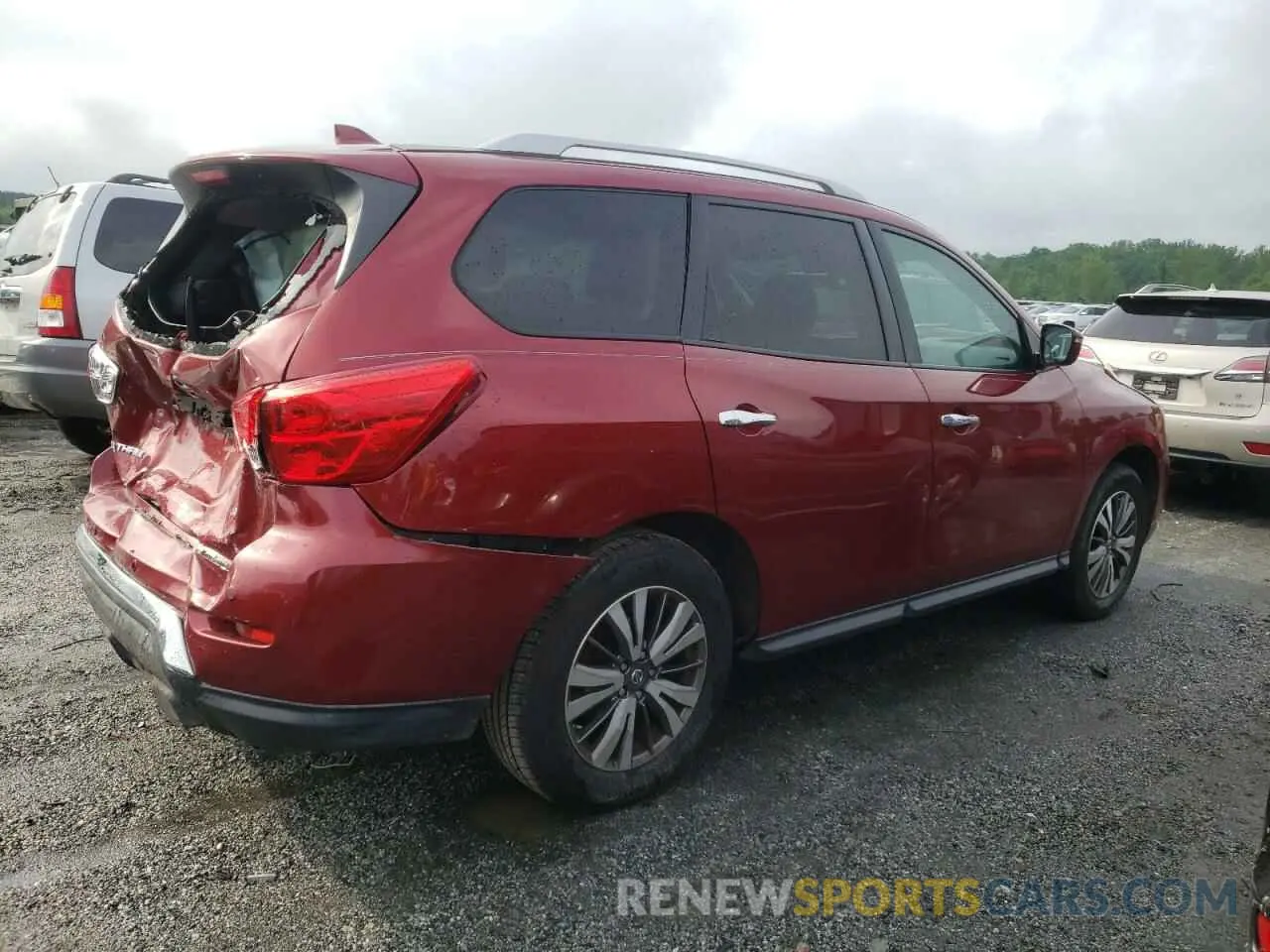 3 fotografías del automóvil dañado 5N1DR2MNXKC592996 NISSAN PATHFINDER 2019