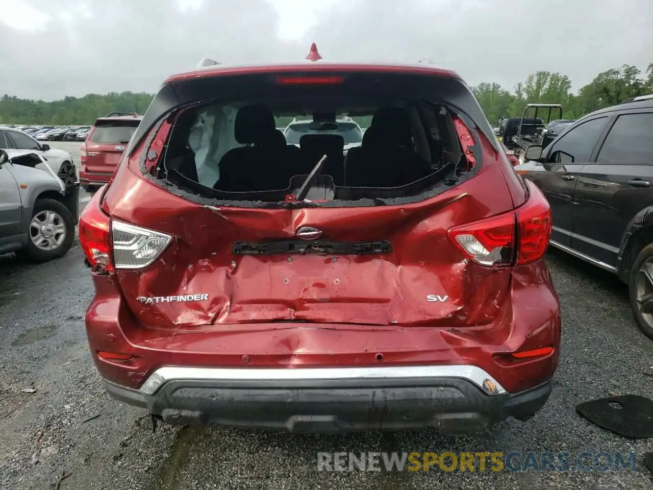 6 fotografías del automóvil dañado 5N1DR2MNXKC592996 NISSAN PATHFINDER 2019