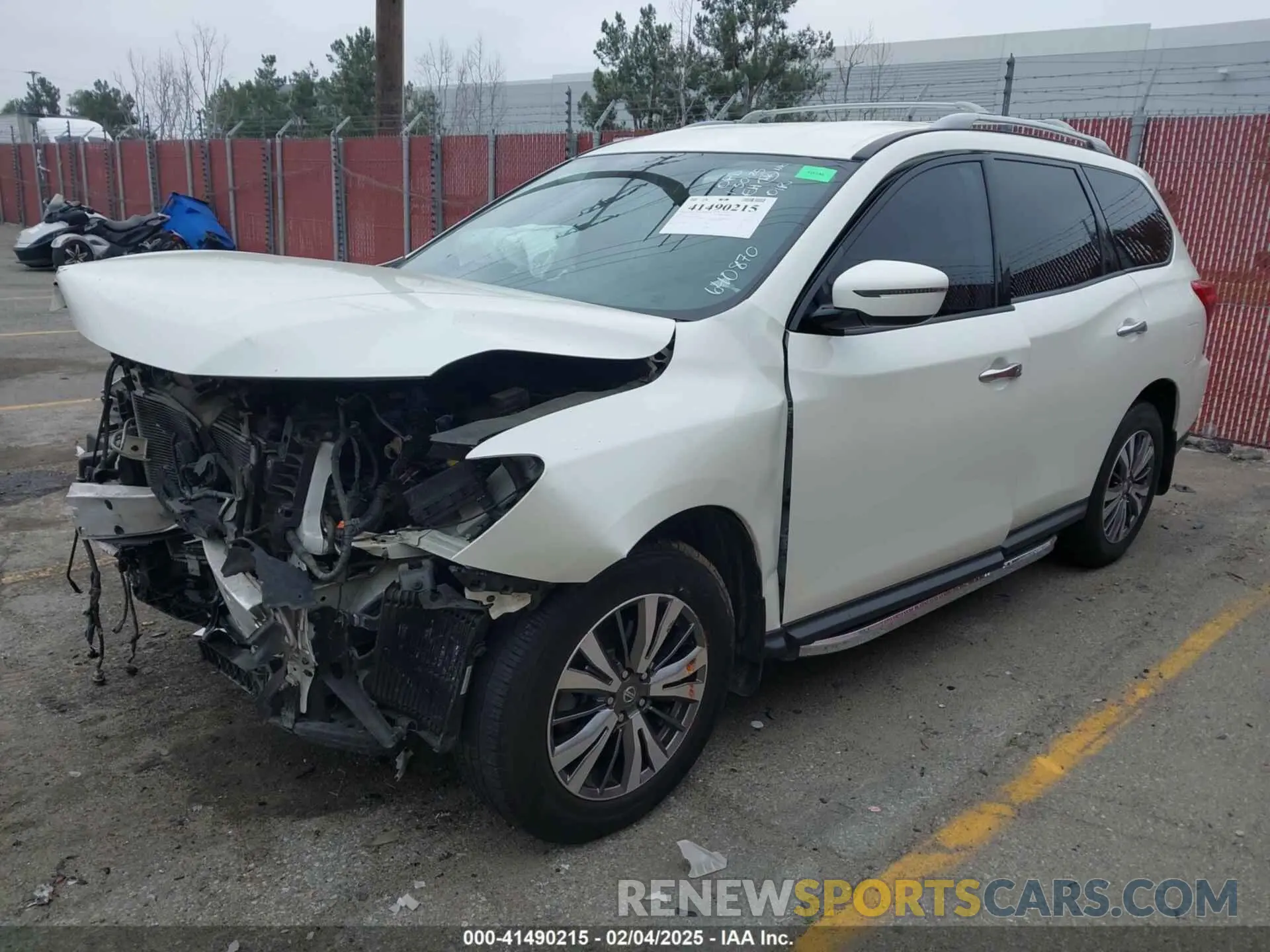 2 fotografías del automóvil dañado 5N1DR2MNXKC640870 NISSAN PATHFINDER 2019