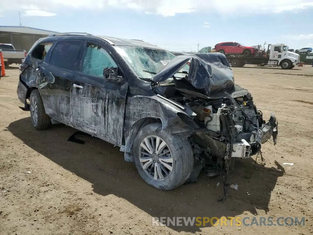 4 fotografías del automóvil dañado 5N1DR2AM2LC642044 NISSAN PATHFINDER 2020