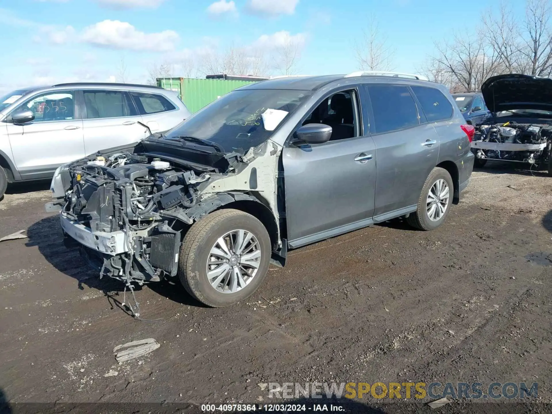 2 fotografías del automóvil dañado 5N1DR2AM7LC587963 NISSAN PATHFINDER 2020