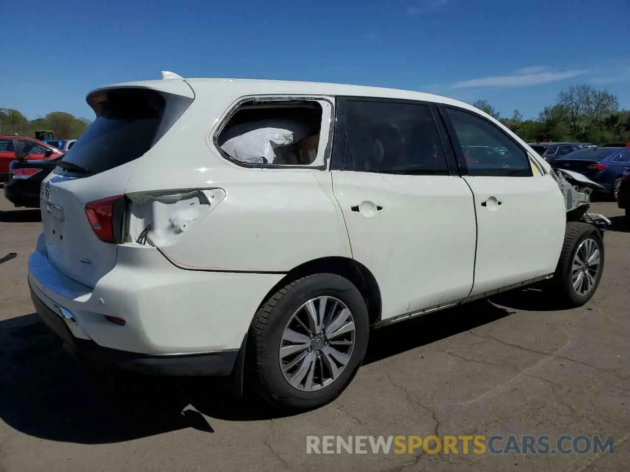 3 fotografías del automóvil dañado 5N1DR2AM9LC635284 NISSAN PATHFINDER 2020
