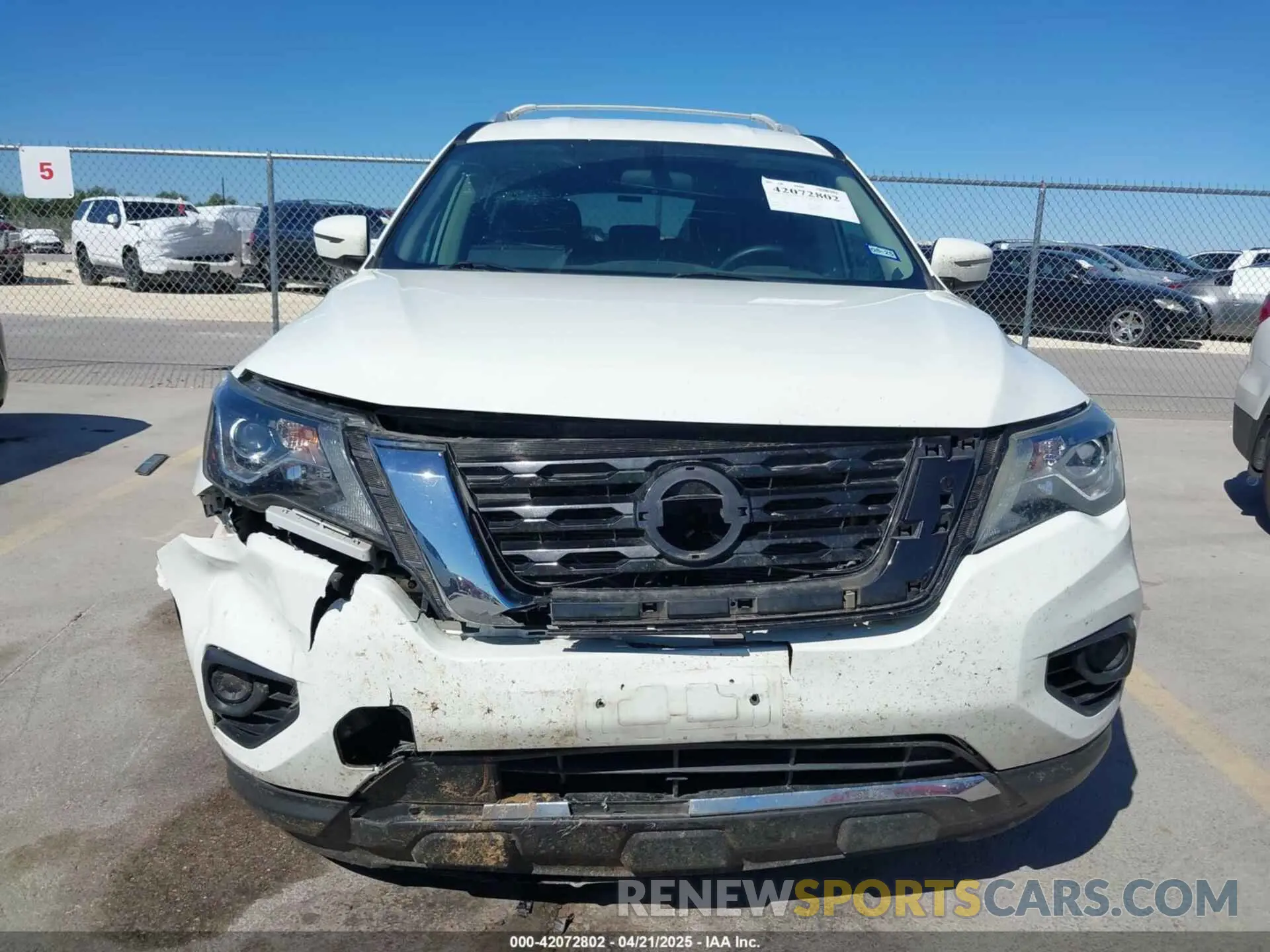 12 fotografías del automóvil dañado 5N1DR2AN0LC581267 NISSAN PATHFINDER 2020
