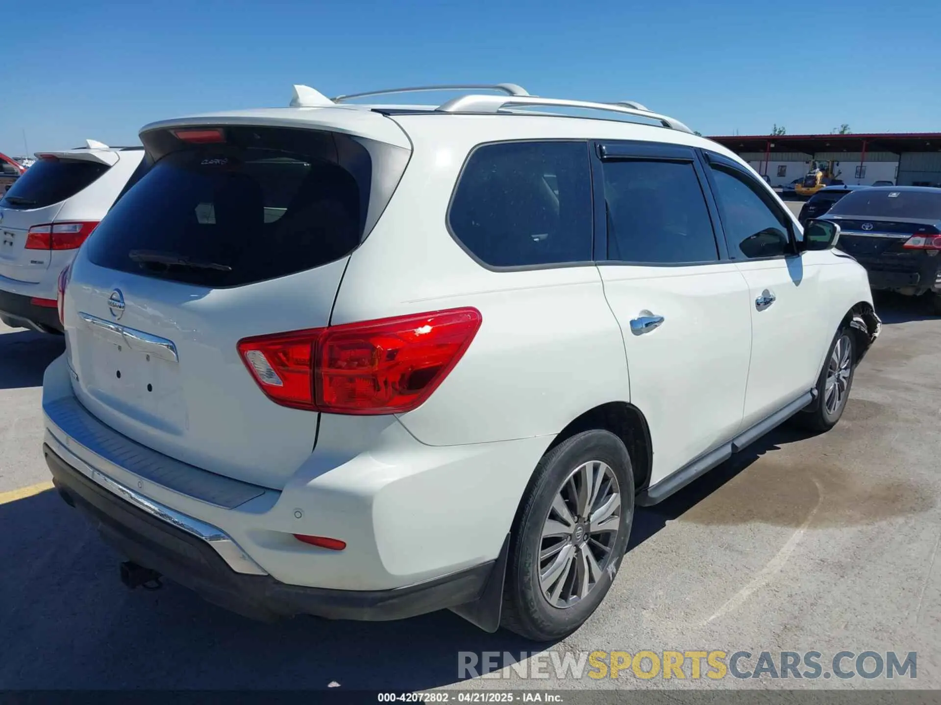 4 fotografías del automóvil dañado 5N1DR2AN0LC581267 NISSAN PATHFINDER 2020