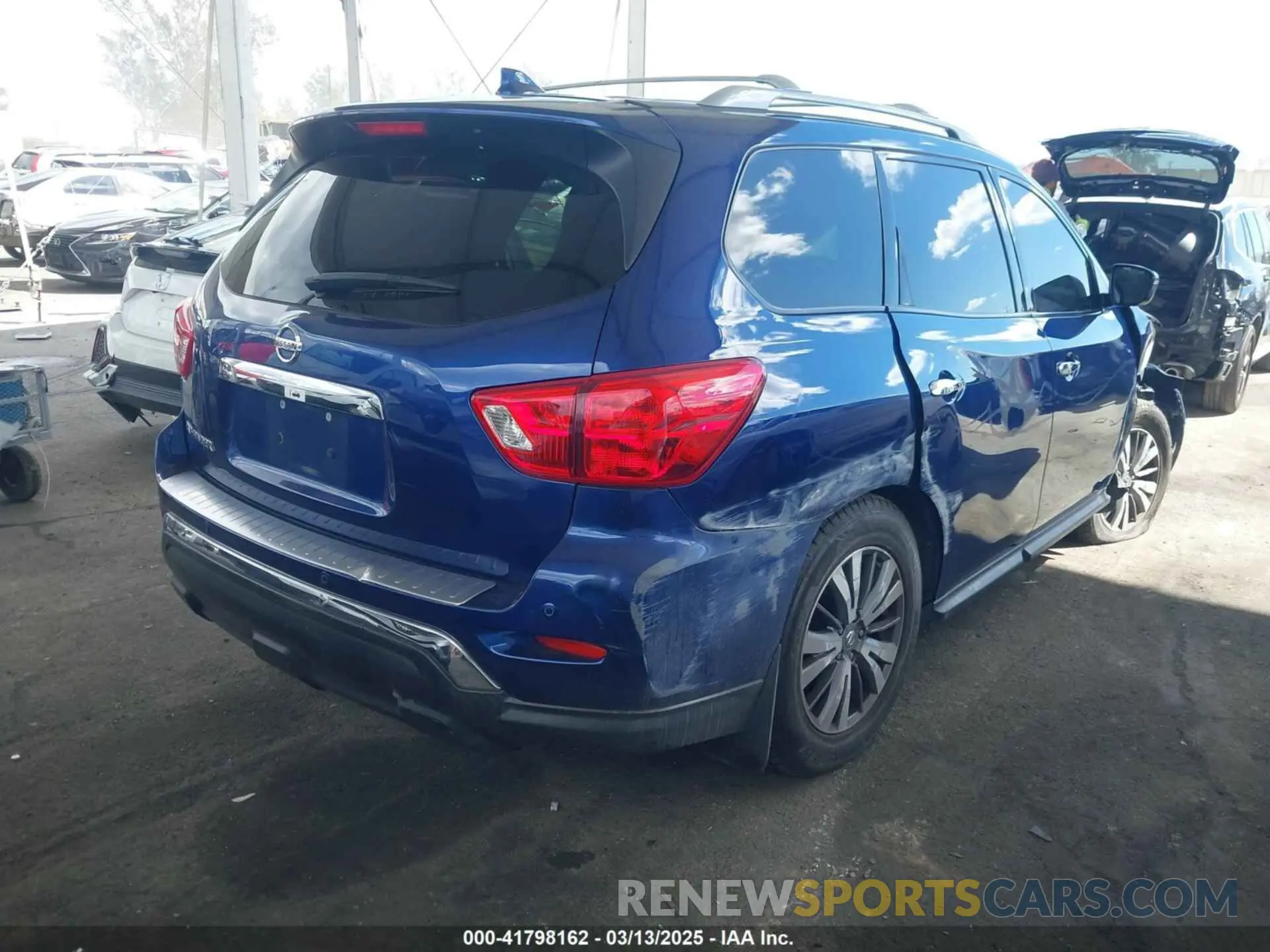 4 fotografías del automóvil dañado 5N1DR2AN0LC643623 NISSAN PATHFINDER 2020