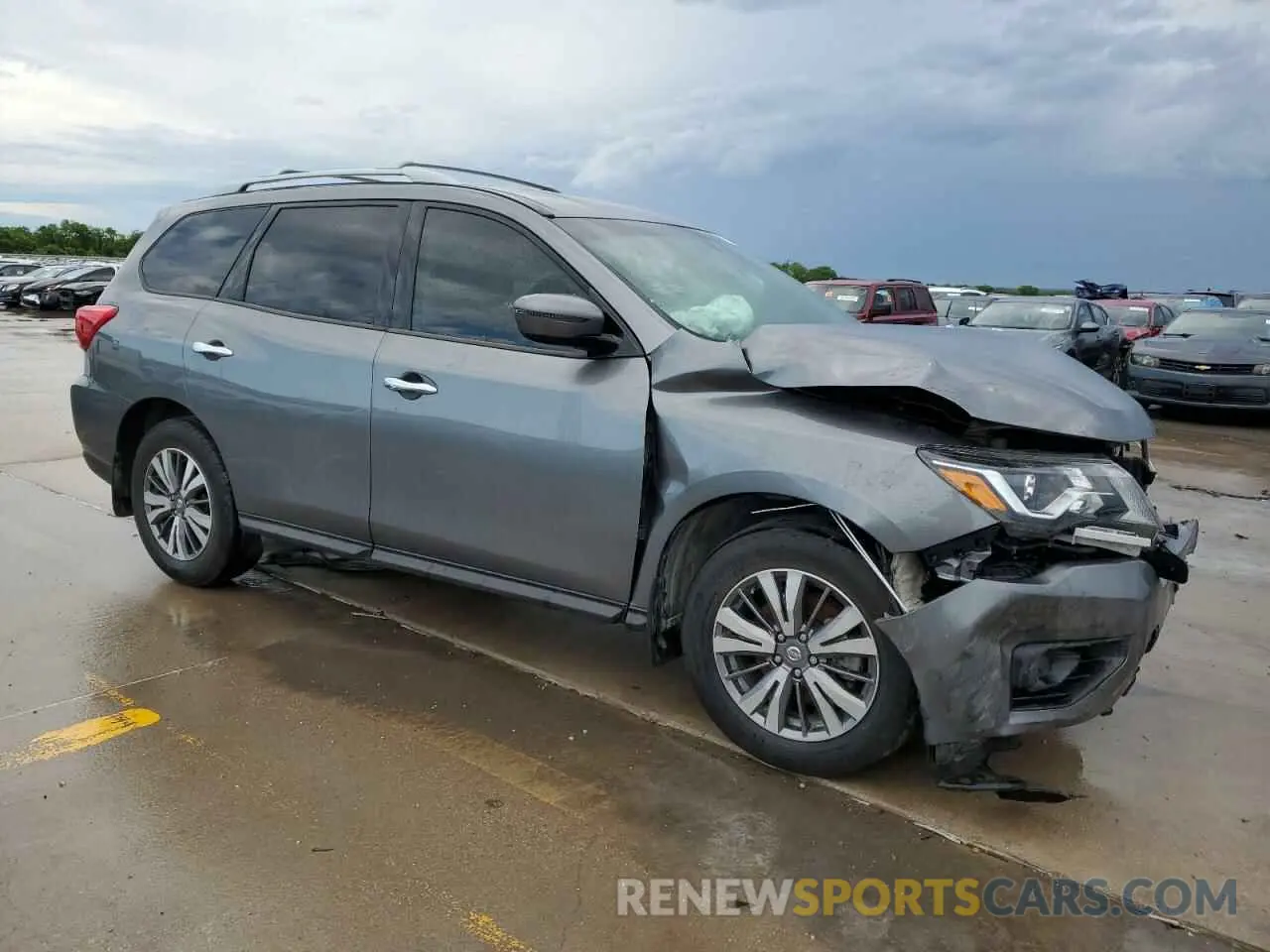 4 fotografías del automóvil dañado 5N1DR2AN3LC614066 NISSAN PATHFINDER 2020