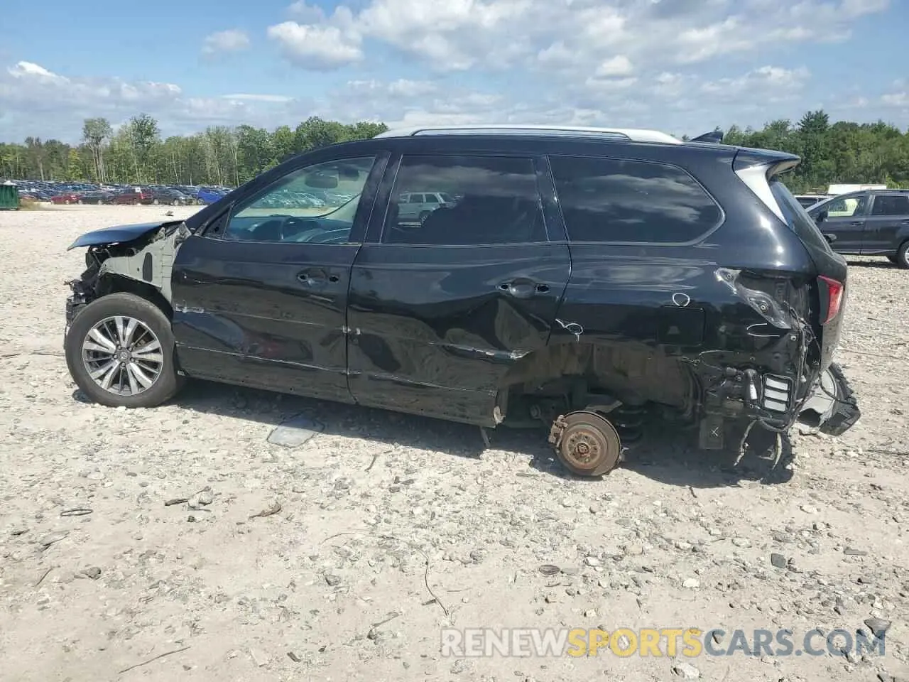 2 fotografías del automóvil dañado 5N1DR2BM0LC592842 NISSAN PATHFINDER 2020