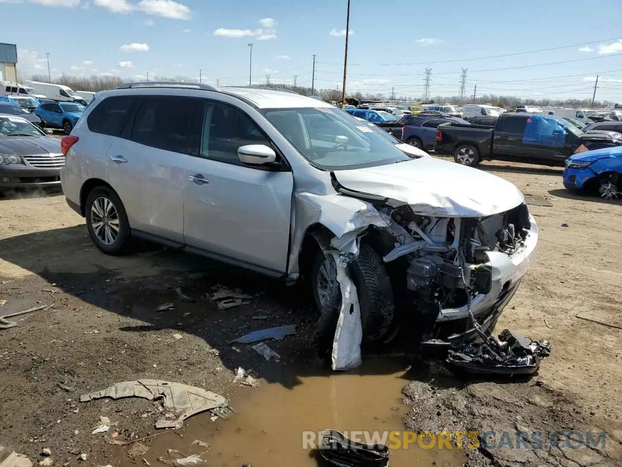 4 fotografías del automóvil dañado 5N1DR2BM6LC612673 NISSAN PATHFINDER 2020