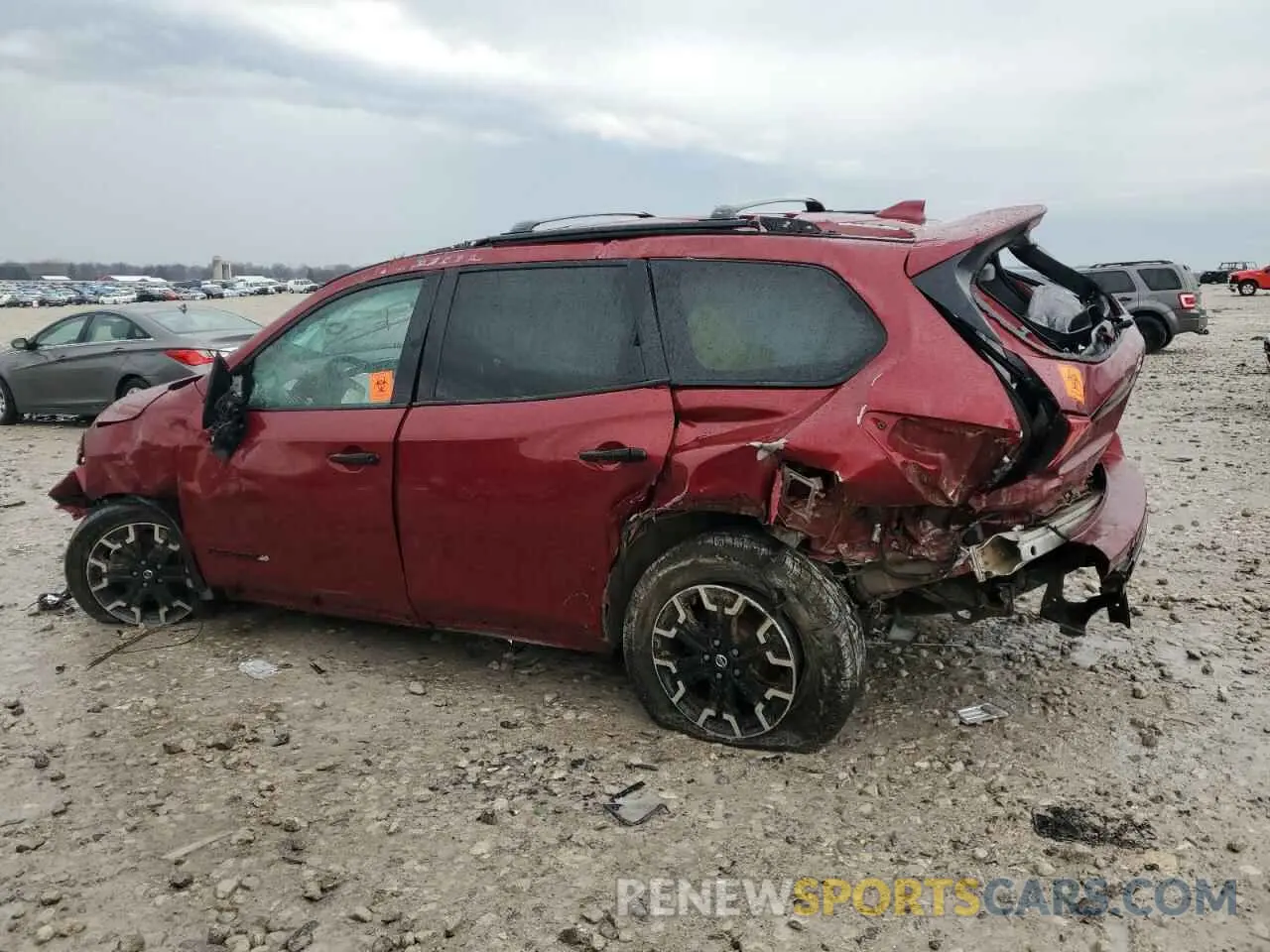 2 fotografías del automóvil dañado 5N1DR2BM9LC611470 NISSAN PATHFINDER 2020