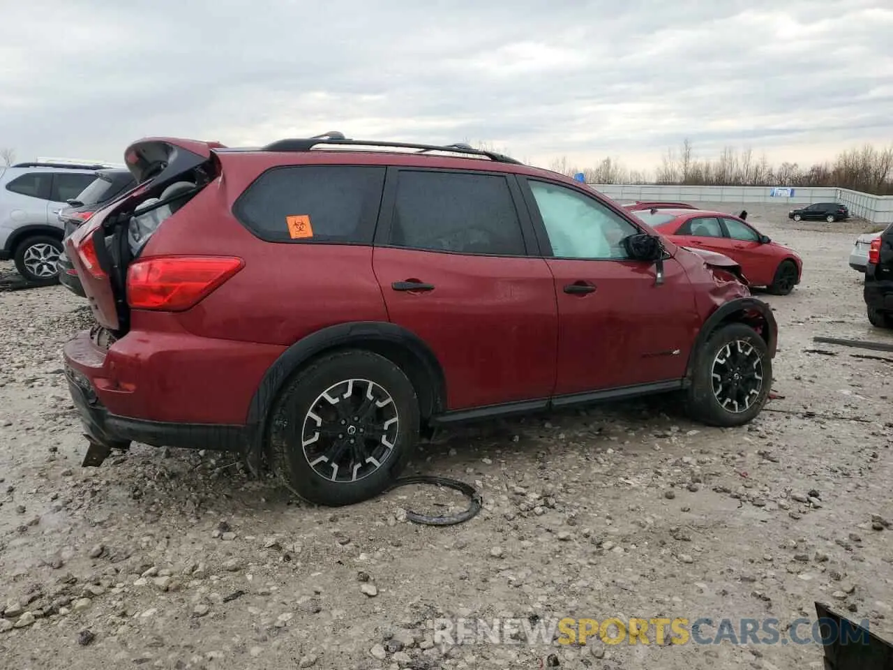 3 fotografías del automóvil dañado 5N1DR2BM9LC611470 NISSAN PATHFINDER 2020