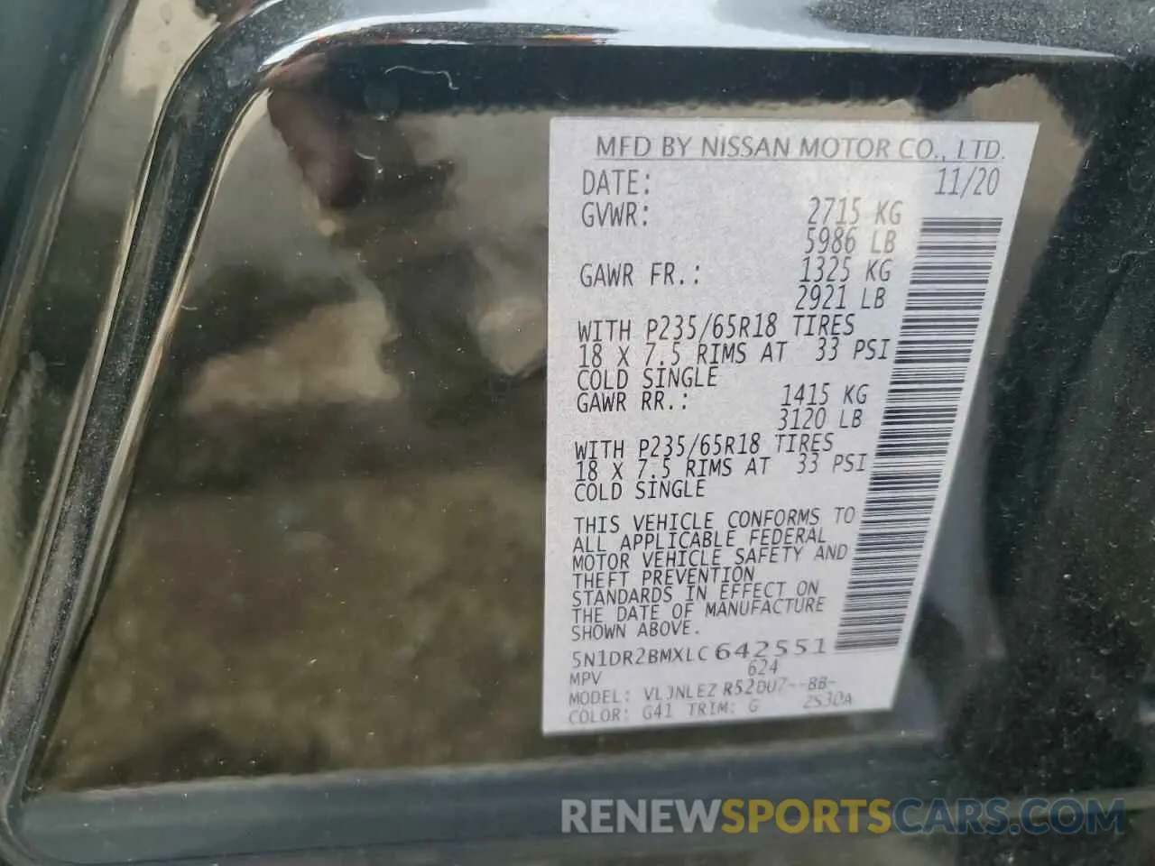 14 fotografías del automóvil dañado 5N1DR2BMXLC642551 NISSAN PATHFINDER 2020