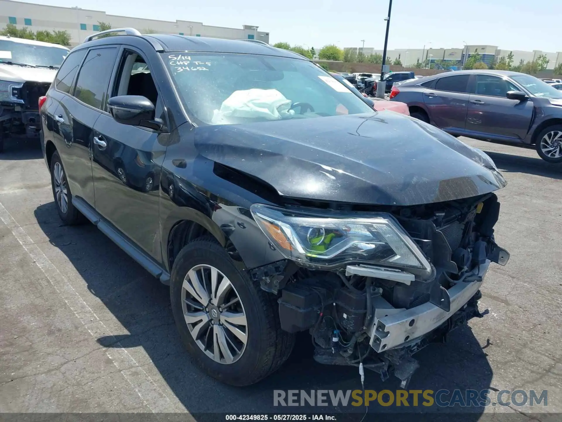 1 fotografías del automóvil dañado 5N1DR2BN0LC604741 NISSAN PATHFINDER 2020