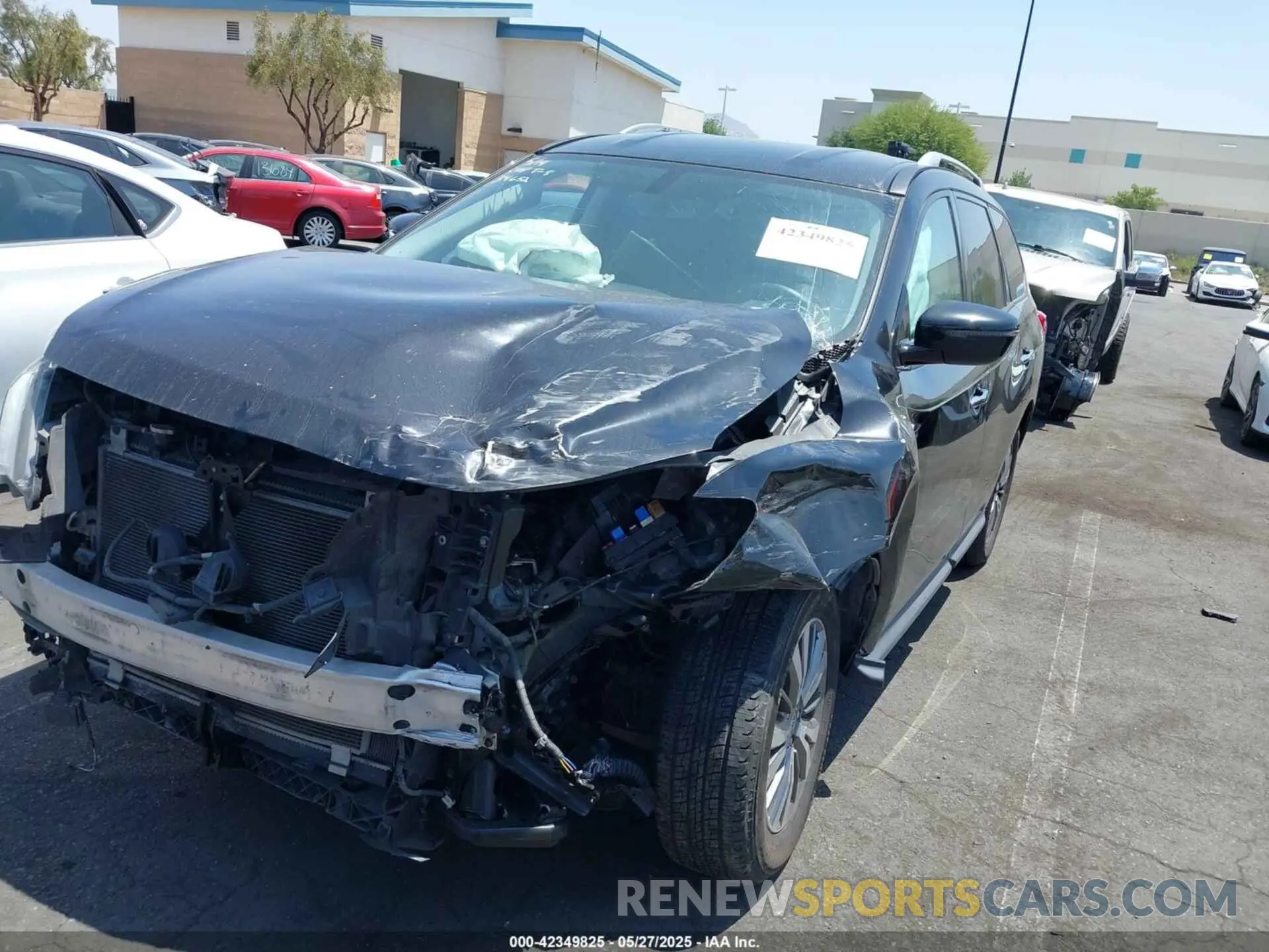 2 fotografías del automóvil dañado 5N1DR2BN0LC604741 NISSAN PATHFINDER 2020