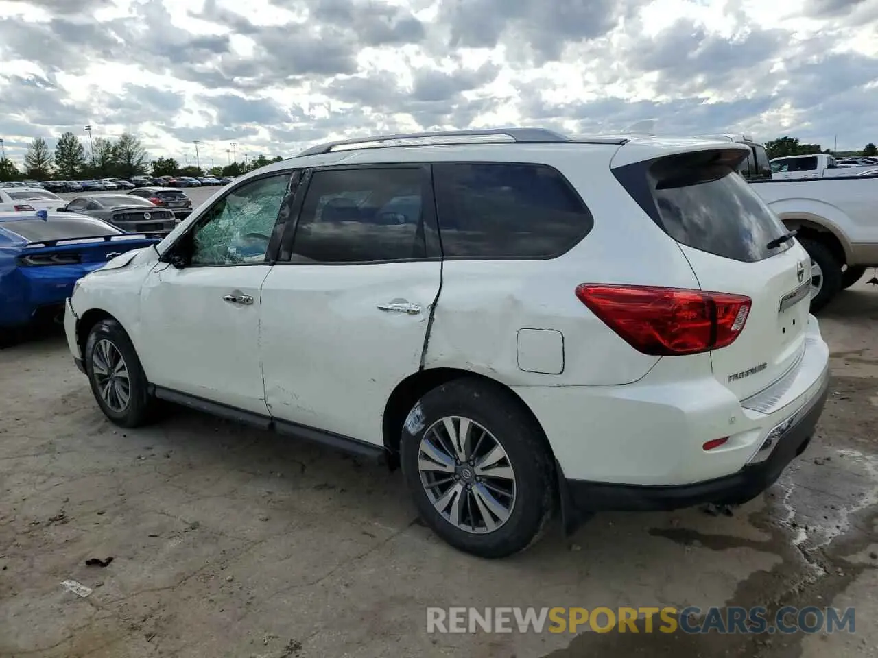2 fotografías del automóvil dañado 5N1DR2BN3LC623039 NISSAN PATHFINDER 2020