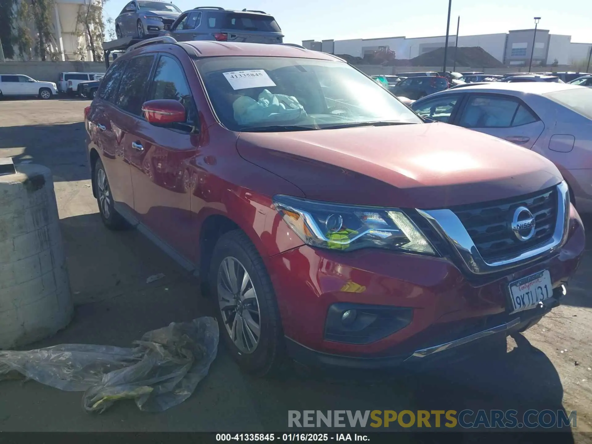 1 fotografías del automóvil dañado 5N1DR2BN7LC636134 NISSAN PATHFINDER 2020