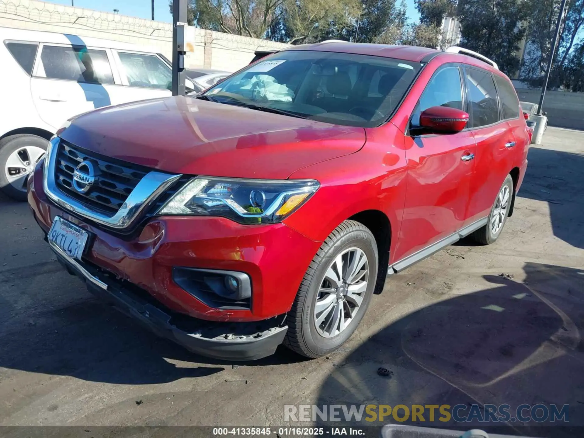 2 fotografías del automóvil dañado 5N1DR2BN7LC636134 NISSAN PATHFINDER 2020