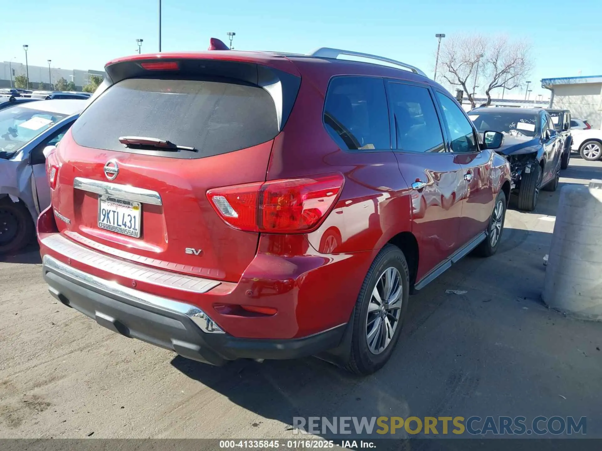 4 fotografías del automóvil dañado 5N1DR2BN7LC636134 NISSAN PATHFINDER 2020