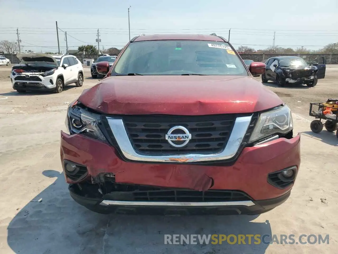 5 fotografías del automóvil dañado 5N1DR2BNXLC633227 NISSAN PATHFINDER 2020