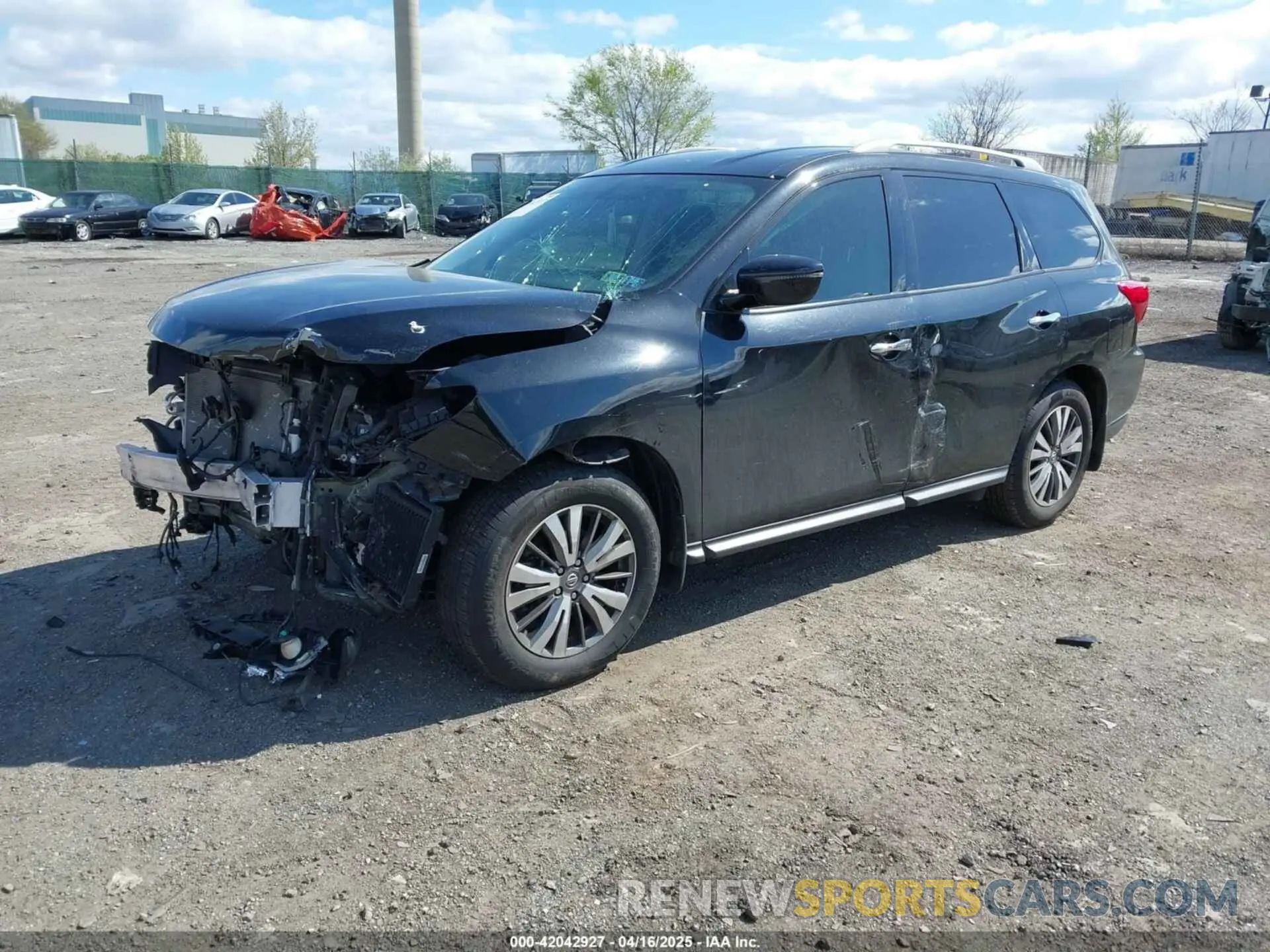 2 fotografías del automóvil dañado 5N1DR2BNXLC650206 NISSAN PATHFINDER 2020