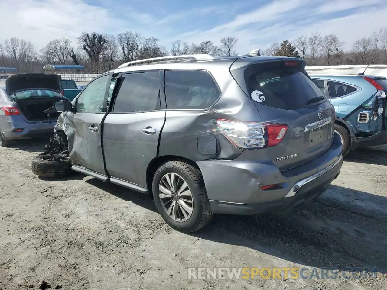 2 fotografías del automóvil dañado 5N1DR2CM1LC580827 NISSAN PATHFINDER 2020