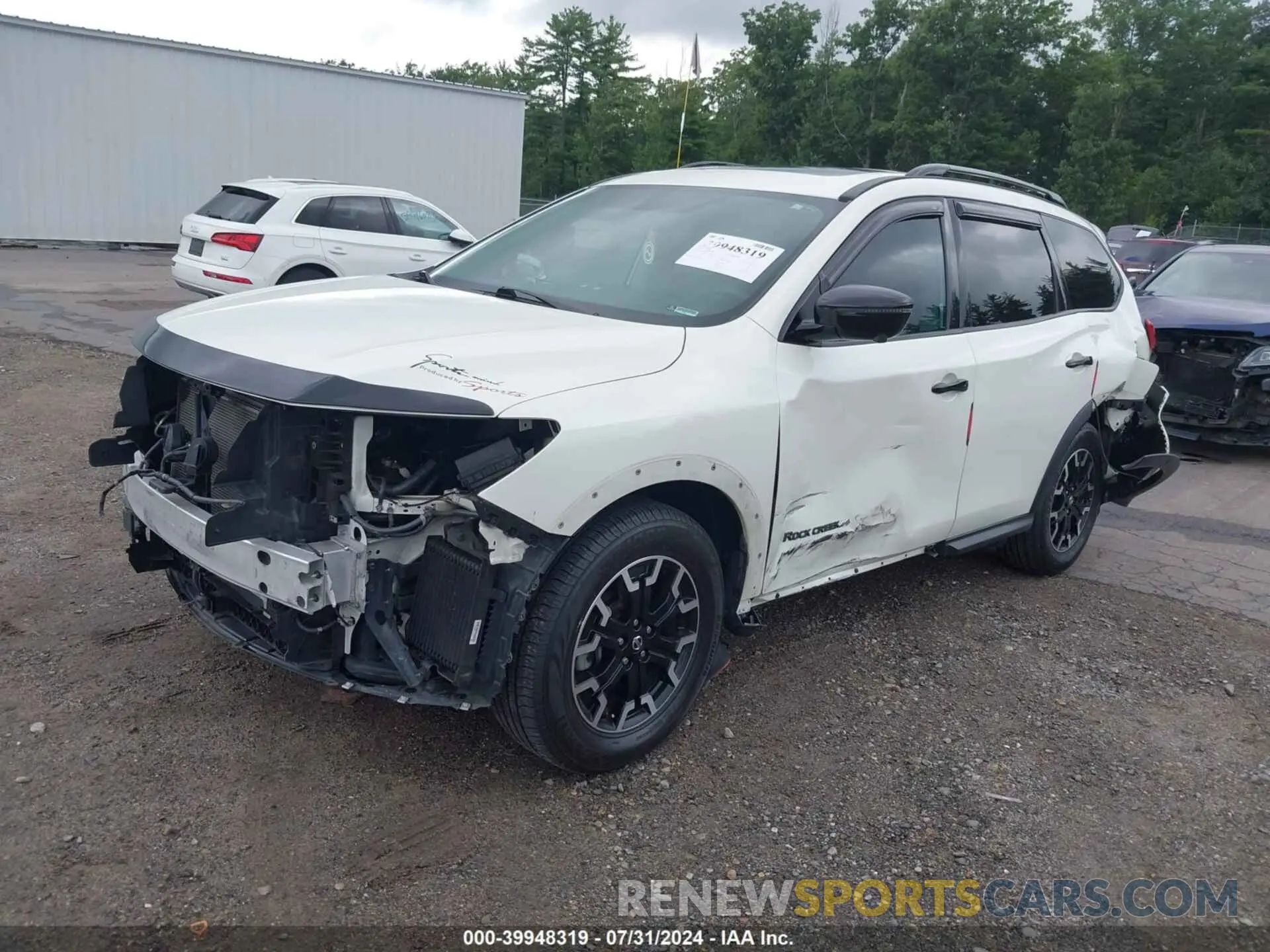 2 fotografías del automóvil dañado 5N1DR2CM6LC599776 NISSAN PATHFINDER 2020