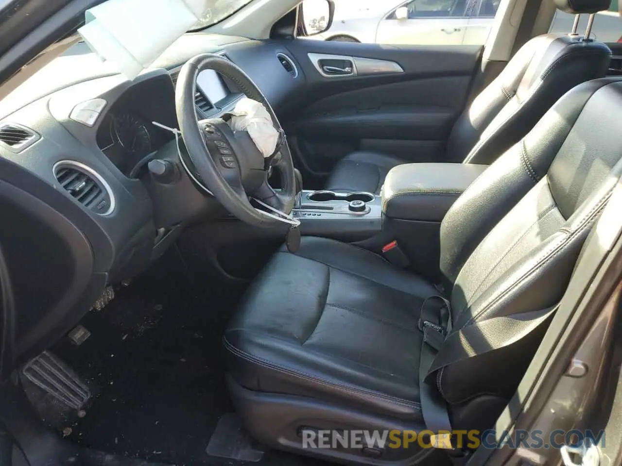 7 fotografías del automóvil dañado 5N1DR2CMXLC597903 NISSAN PATHFINDER 2020