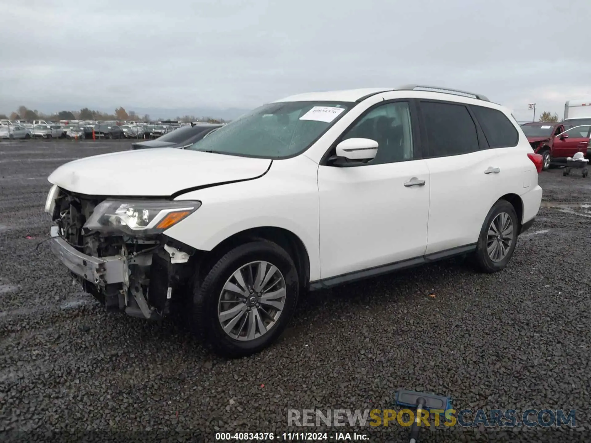 2 fotografías del automóvil dañado 5N1DR2CN1LC603919 NISSAN PATHFINDER 2020