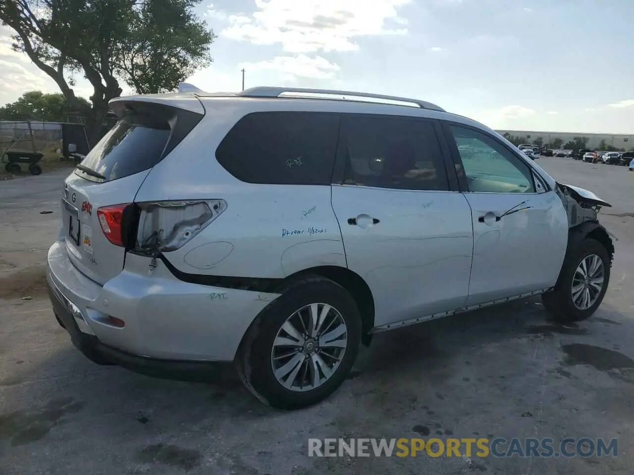 3 fotografías del automóvil dañado 5N1DR2CN2LC602486 NISSAN PATHFINDER 2020