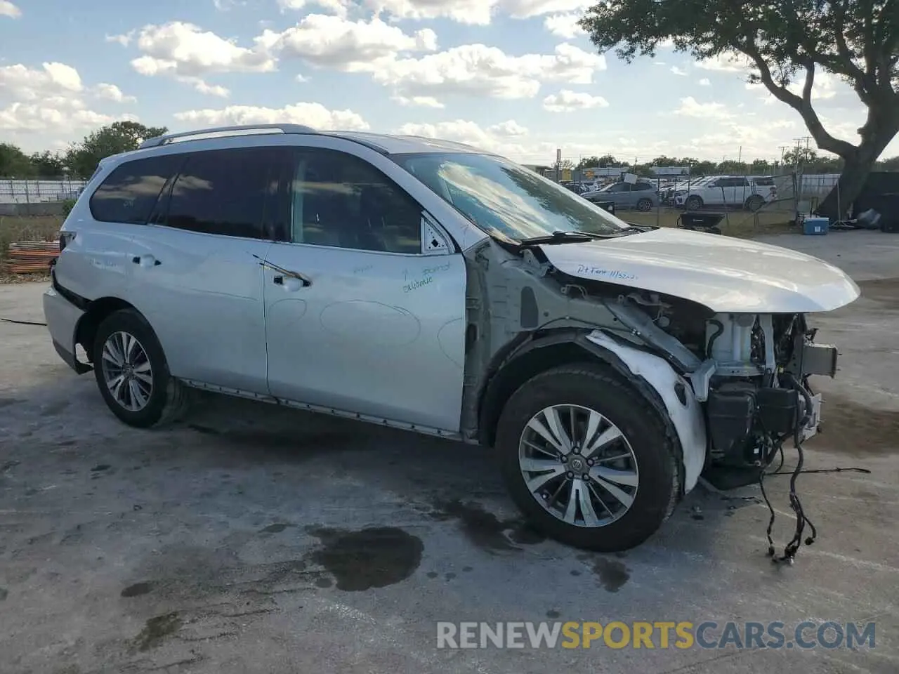4 fotografías del automóvil dañado 5N1DR2CN2LC602486 NISSAN PATHFINDER 2020