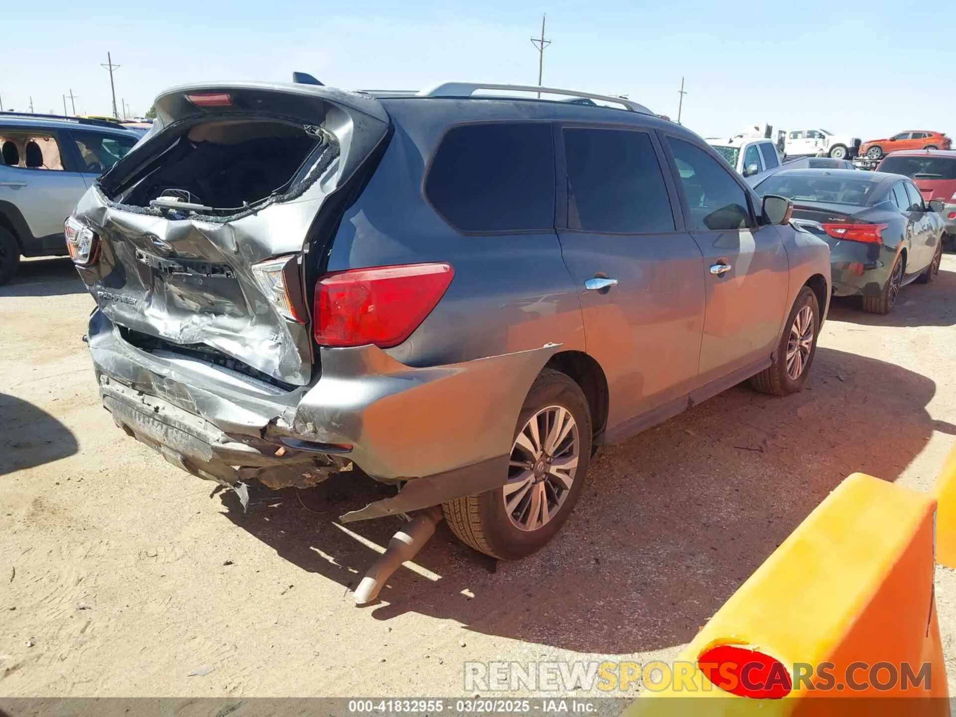 4 fotografías del automóvil dañado 5N1DR2CN5LC597364 NISSAN PATHFINDER 2020