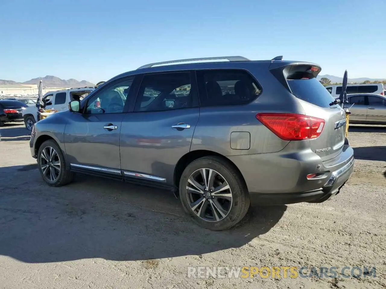 2 fotografías del automóvil dañado 5N1DR2DMXLC603150 NISSAN PATHFINDER 2020
