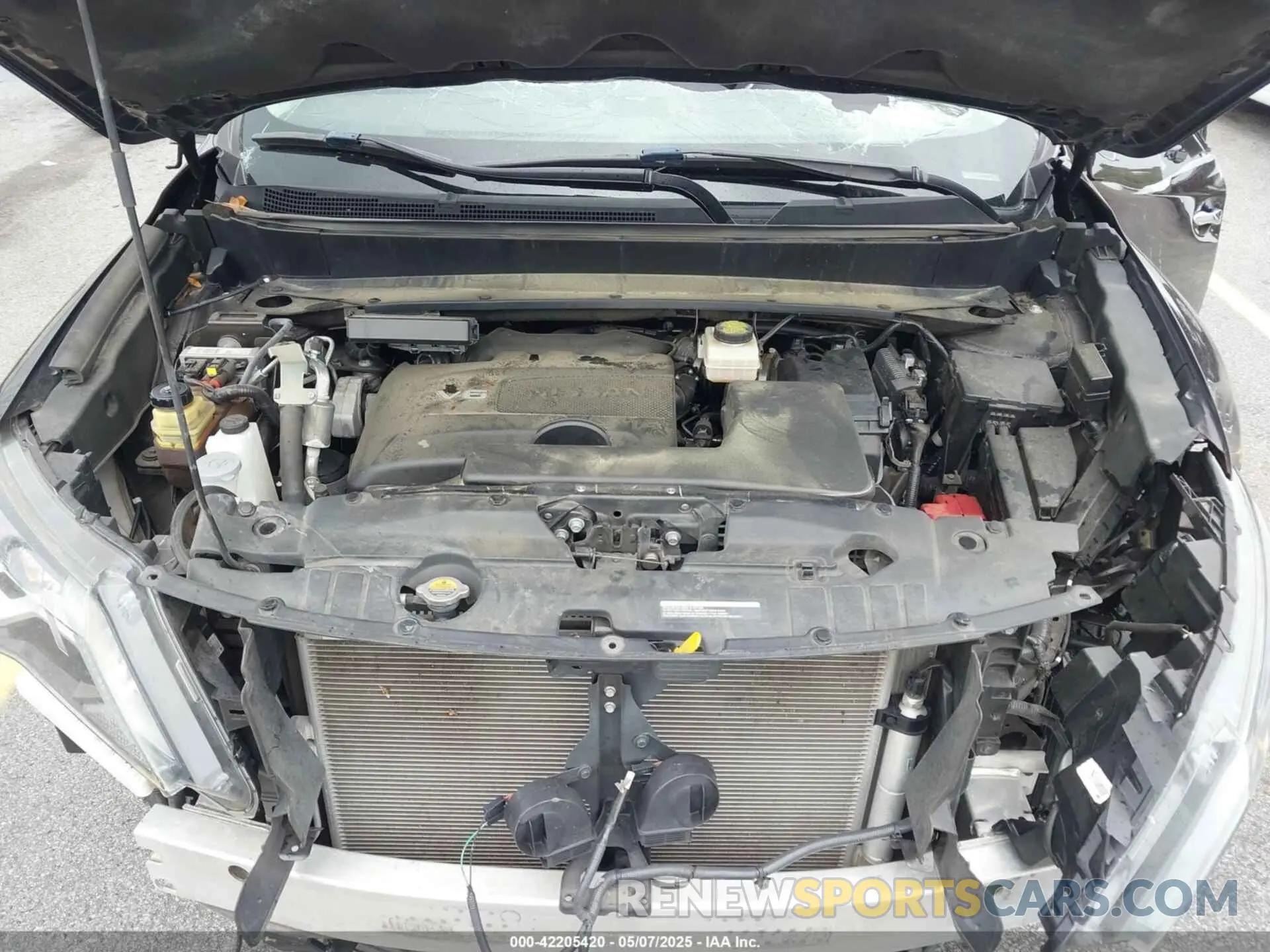 10 fotografías del automóvil dañado 5N1DR2DN0LC592071 NISSAN PATHFINDER 2020