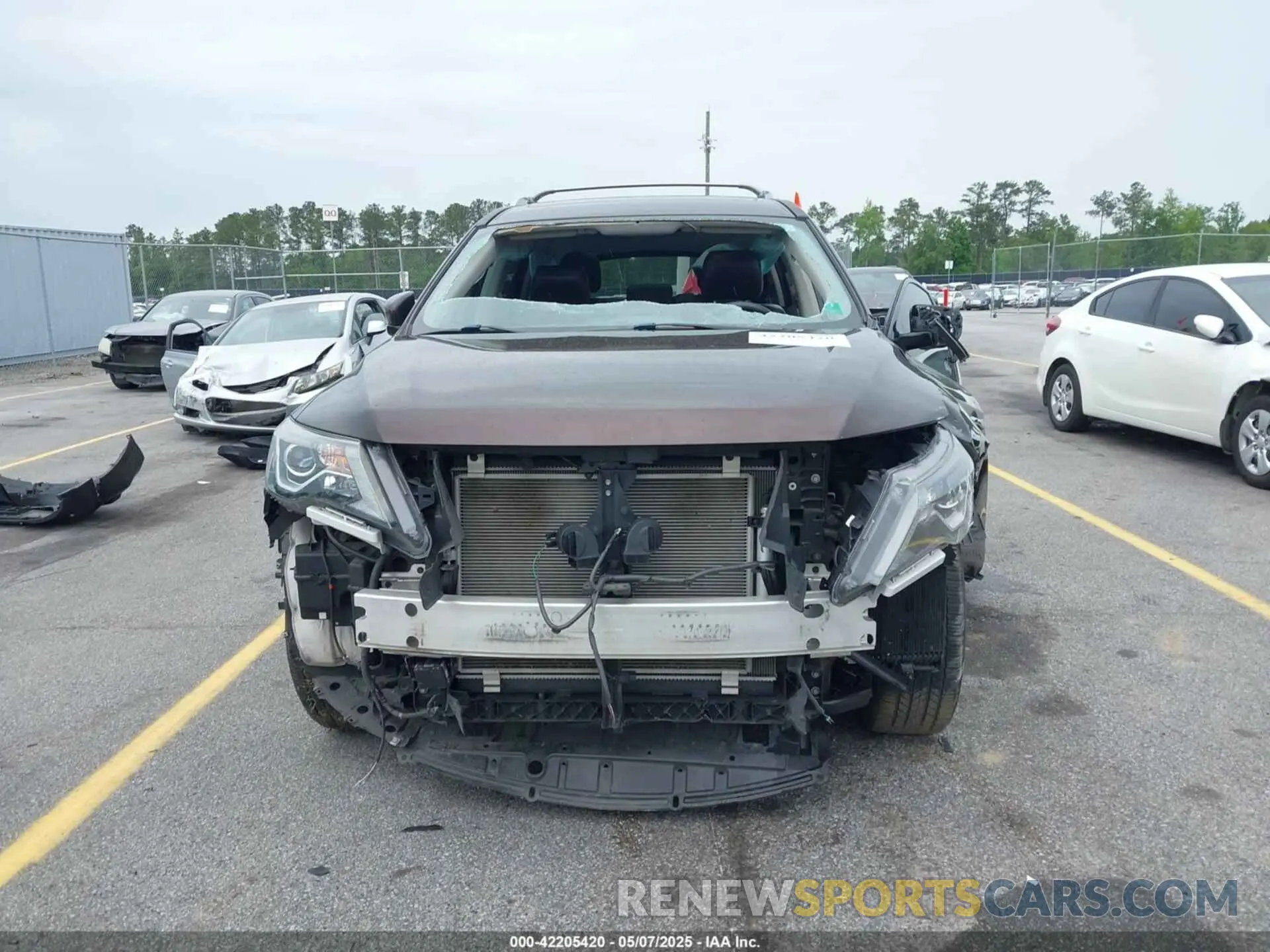 11 fotografías del automóvil dañado 5N1DR2DN0LC592071 NISSAN PATHFINDER 2020