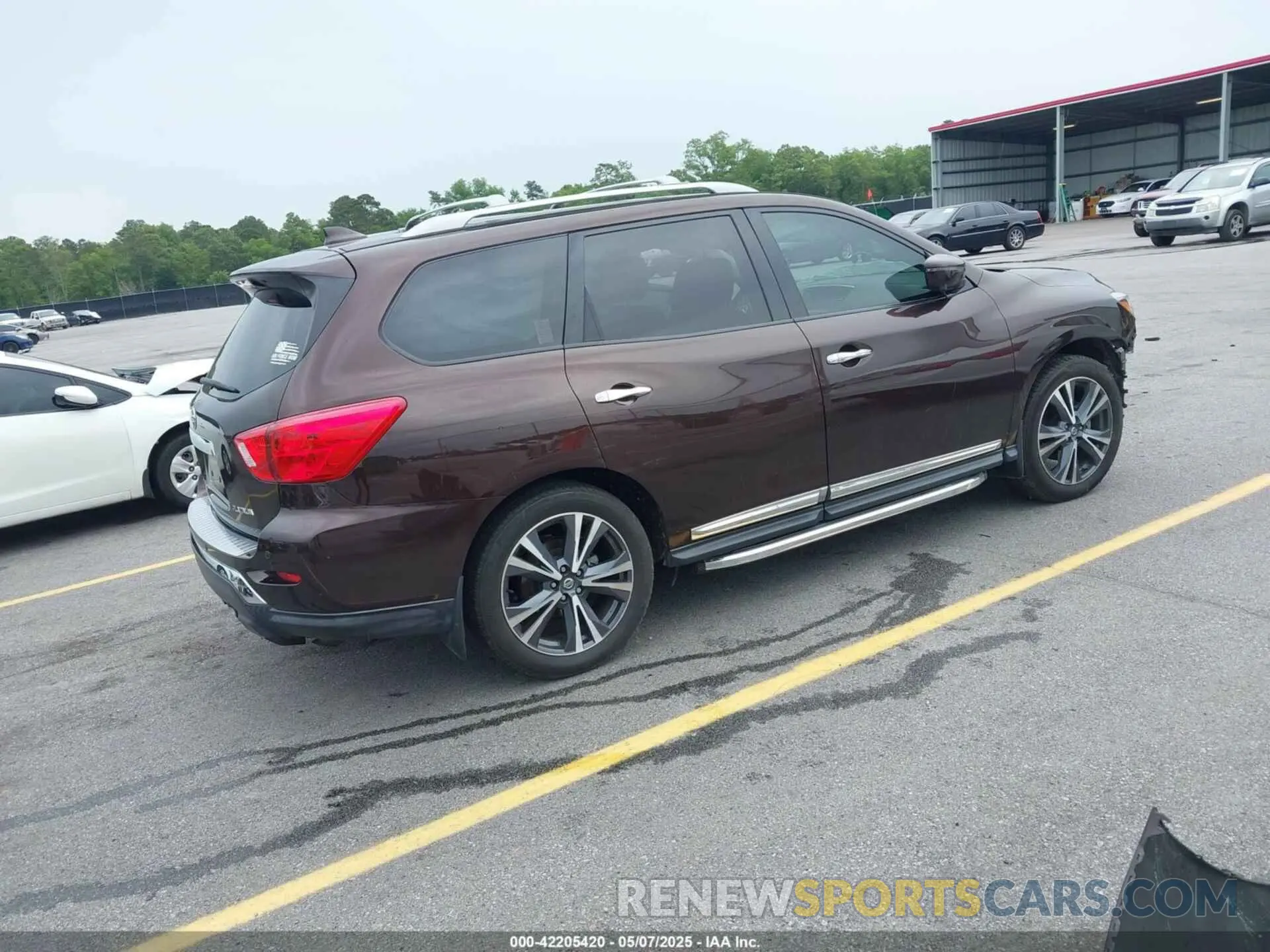 4 fotografías del automóvil dañado 5N1DR2DN0LC592071 NISSAN PATHFINDER 2020