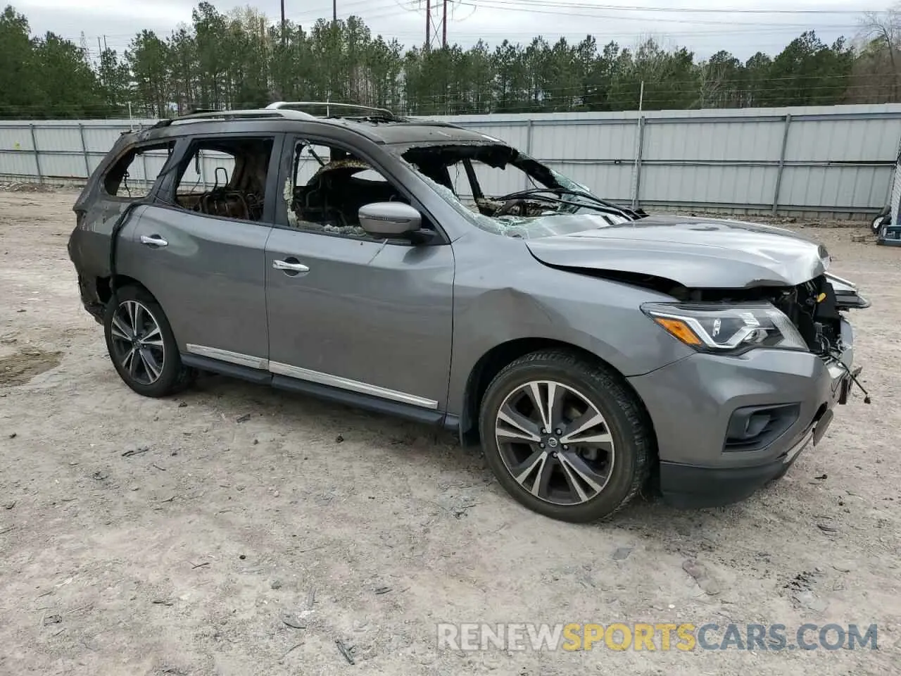 4 fotografías del automóvil dañado 5N1DR2DN0LC605059 NISSAN PATHFINDER 2020