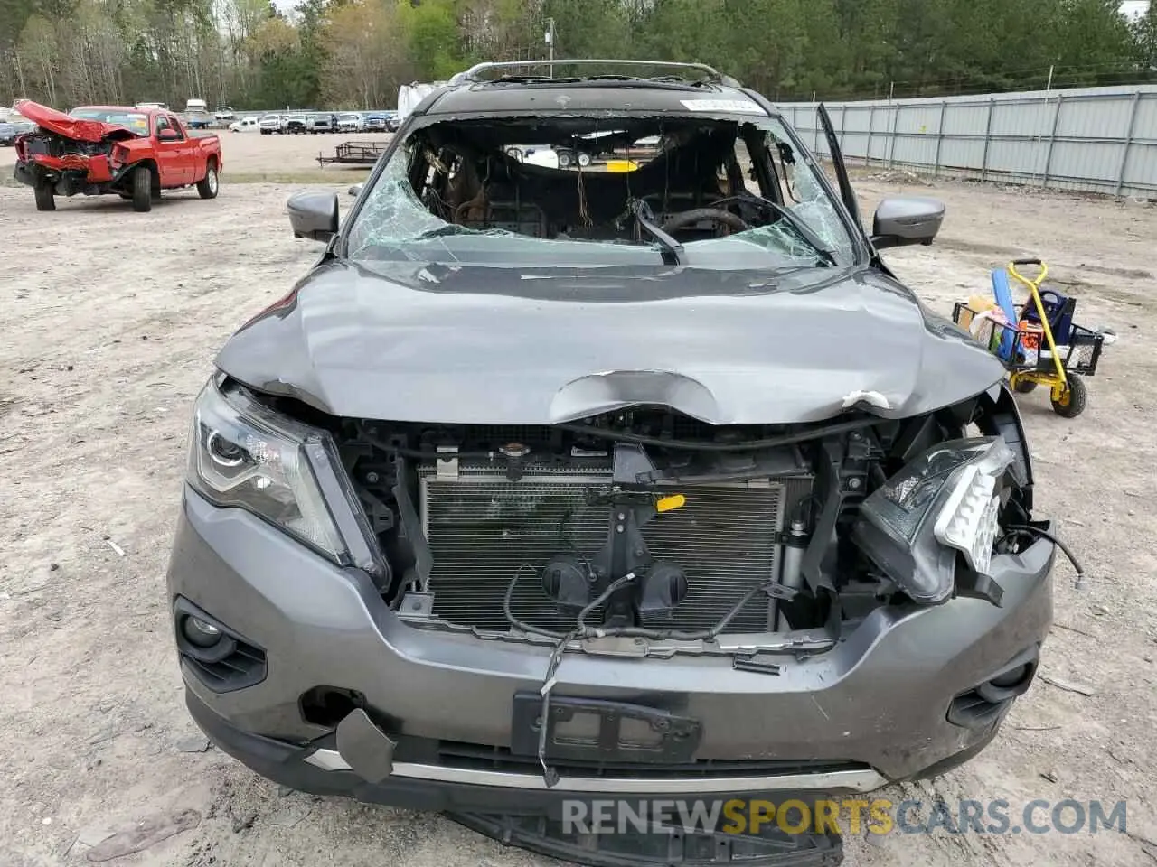 5 fotografías del automóvil dañado 5N1DR2DN0LC605059 NISSAN PATHFINDER 2020
