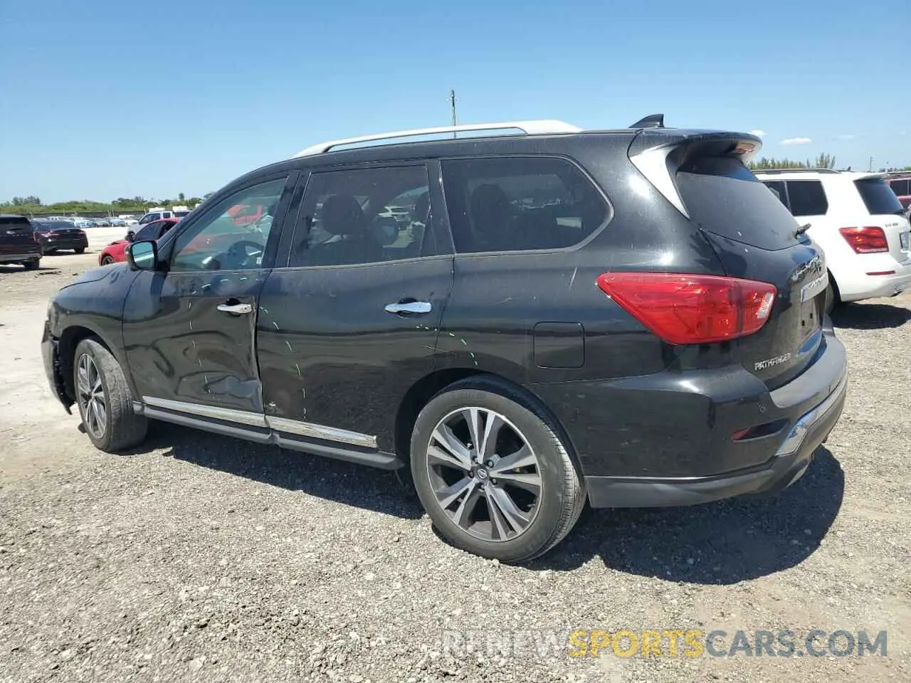 2 fotografías del automóvil dañado 5N1DR2DN2LC590371 NISSAN PATHFINDER 2020