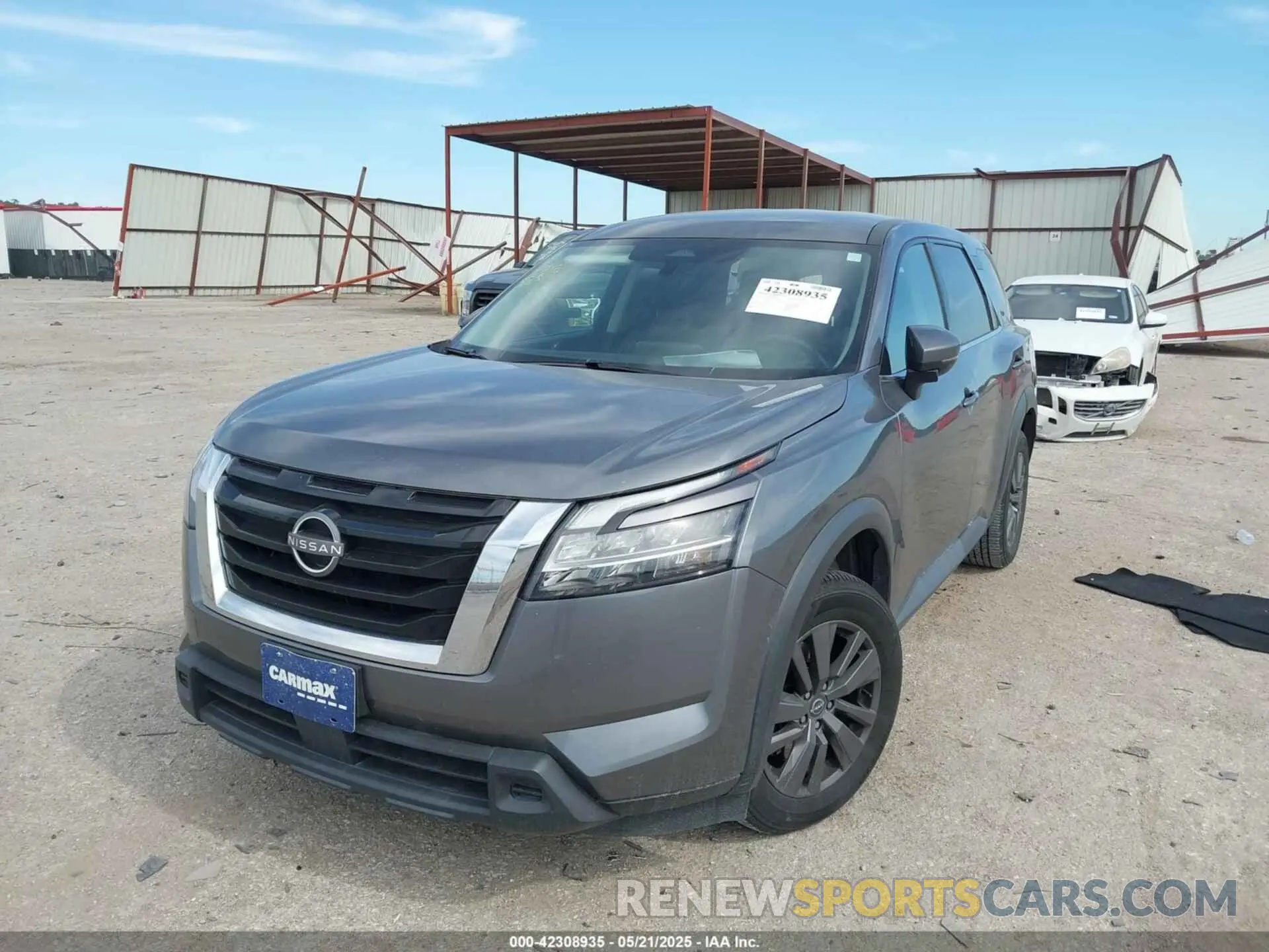 2 fotografías del automóvil dañado 5N1DR3AA9NC206564 NISSAN PATHFINDER 2022